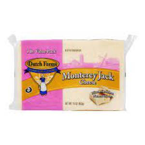 Dutch Farms Monterey Jack Cheese, Bar, 16 oz