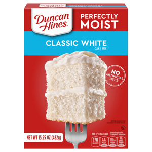Duncan Hines Classic White Cake Mix, 15.25 oz (432 g)
