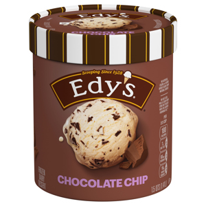 Edy's Frozen Dairy Dessert, Chocolate Chip, 1.5 qts (1.41 l)
