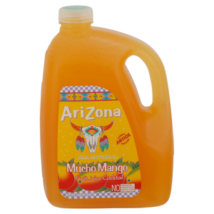 AriZona Fruit Juice Cocktail, Mucho Mango, 128 fl oz (1 gal) 3.78 l