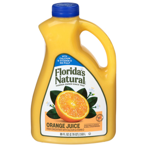 Florida's Natural Orange Juice, 100% Premium, Calcium & Vitamin D, No Pulp, 89 fl oz (2.78 qt) 2.63 l