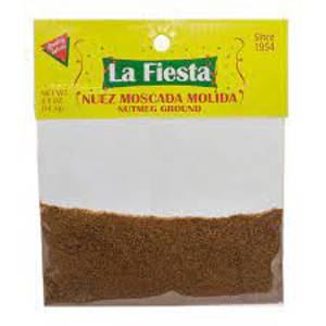 La Fiesta Nutmeg Ground, Nuez Moscada Molida, 0.5 oz