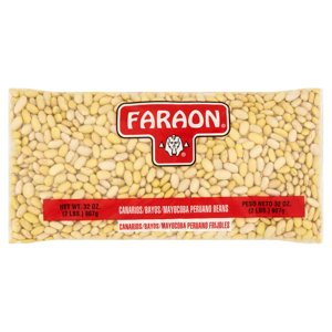 Faraon Canarios/Bayos/Mayocoba Peruano Beans, Dry, 32 oz