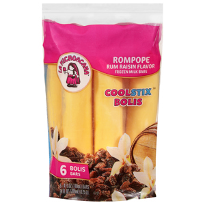 La Michoacana Frozen Milk Bars, Rum Raisin Flavor, 6 - 4 fl oz (118 ml) bars [24 fl oz (0.75 qt) 709 ml]