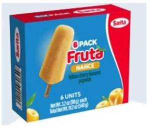 Sarita Popsicle 6 pack Fruta Nance