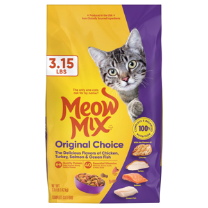 Meow Mix Complete Original Choice Cat Food, 3.15 lb (1.42 kg)