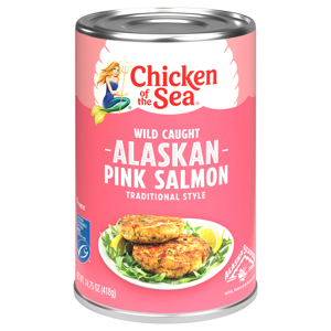 Chicken of the Sea Wild Caught Alaskan Pink Salmon, Traditional Style, 14.75 oz (418 g)
