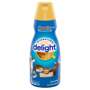 International Delight Almond Joy Liquid Coffee Creamer, 32 fl oz (1 qt) 946 ml)