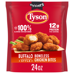 Tyson Frozen Buffalo Style Boneless Chicken Bites, 24 oz