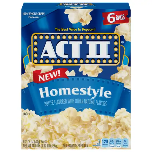 Gluten Free – Mount Carmel, Il – Act Ii Microwave Popcorn, Butter