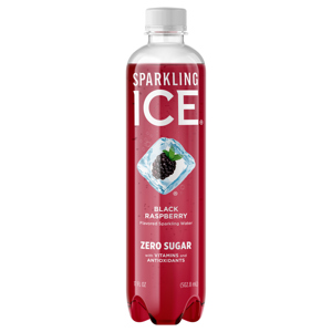 Sparkling Ice Zero Sugar Black Raspberry Flavored Sparkling Water, 17 fl oz (502.8 ml)