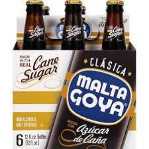 Clásica Malta Goya With Cane Sugar, 6 - 12 fl oz Bottles