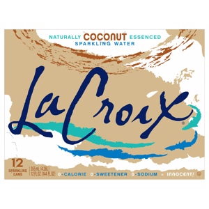 LACROIX SPARKLING WATER, COCONUT, 12 - 12 FL OZ (355 ML) CANS [144 FL OZ (4.26 L)]