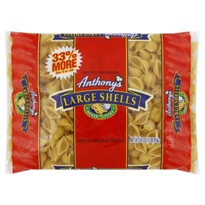 Anthony's Sea Shells, Small, 16 oz (1 lb) 454 g