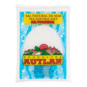 Autlan Sea Salt, Iodized, 2.2 lbs