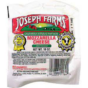Joseph Farms Mozzarella Cheese, Part Skim, 16 oz