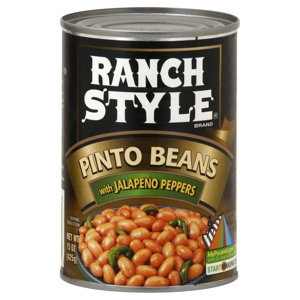 Ranch Style Pinto Beans, with Jalapeno Peppers, 15 oz (425 g)