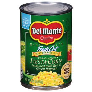Del Monte Fiesta Corn, Whole Kernel Sweet, Harvest Selects, 15.25 oz (432 g)