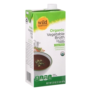 Wild Harvest Broth, Vegetarian, Organic, 32 oz (2 lb) 907 g