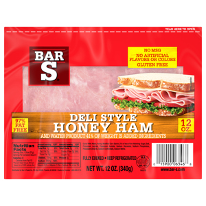 Bar S Deli Style Honey Ham, 12 oz (340 g)