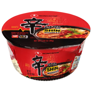 Nongshim Gourmet Spicy Shin Noodles, 3.03 oz (86 g)