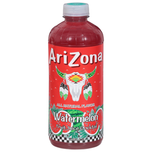 AriZona Fruit Juice Cocktail, Watermelon, 34 fl oz (1 l)