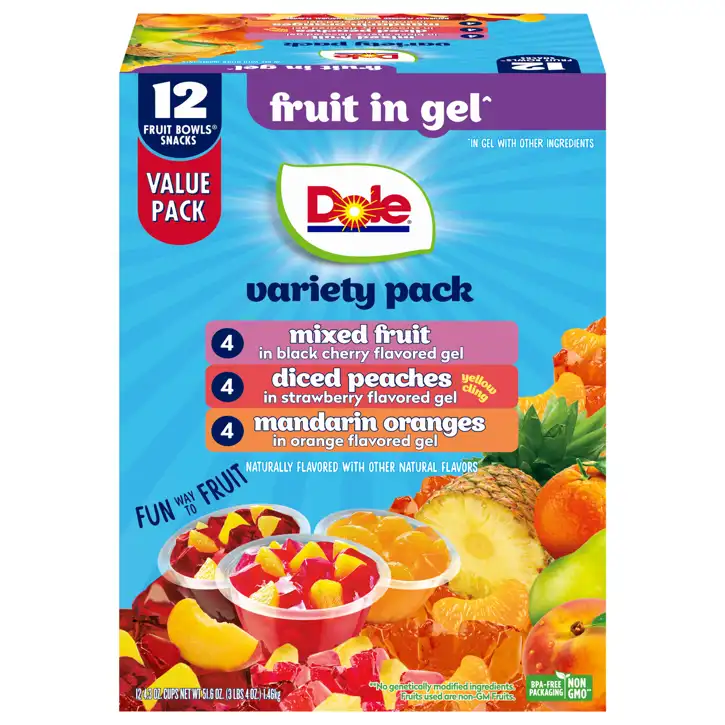 FRUITS　No.12 My Products – Parsons, Tn – Dole Fruit In Gel Fruit Bowls Snacks