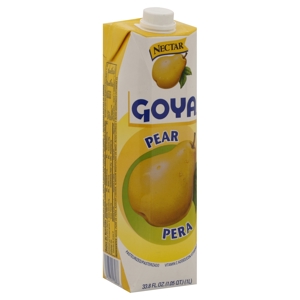 Goya Nectar, Pear, 33.8 fl oz (1.05 qt) 1 l