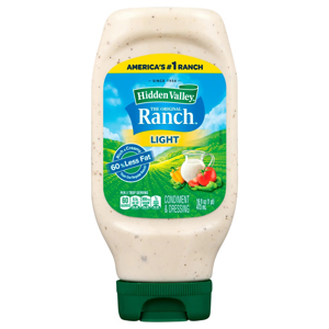 Hidden Valley Light Condiment & Dressing, 16 fl oz (1 pt) 473 ml