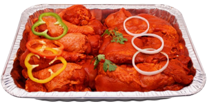 Charola Piernitas y Muslos Preparados Estilo La Bonita/Tray Legs and Chicken Prepared La Bonita Style