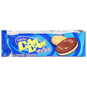 CAN CAN COOKIES, VANILLA & CHOCOLATE, 6 COOKIES [1.32 OZ (37.5 G)]