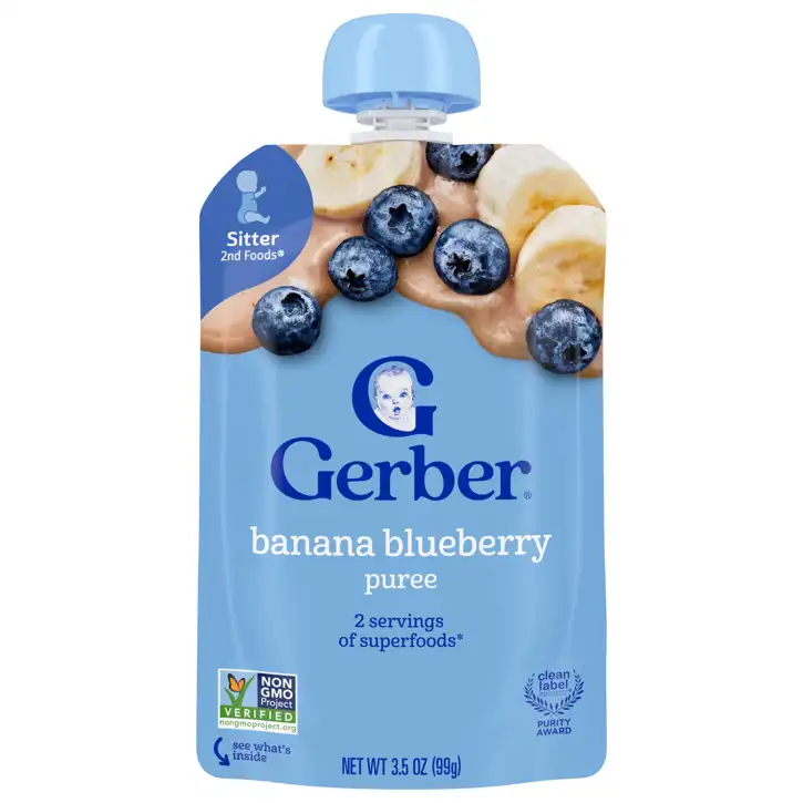 Gerber banana blueberry sale