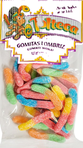 Tolteca Gomitas Lombriz, Gummy Worms, 4 oz