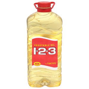 1 2 3 Vegetable Oil, 1 gal (3.8 l)