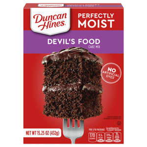 Duncan Hines Devil's Food Cake Mix, 15.25 oz (432 g)