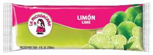 La Michoacana Fruit Bar, Lime, 4 fl oz
