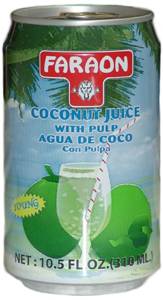 Faraon Coconut Juice with Pulp, 10.5 fl oz (310 ml)