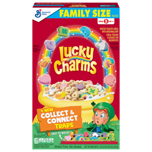 Lucky Charms Cereal Family Size, 18.6 oz (1 lb 2.6 oz) 527 g