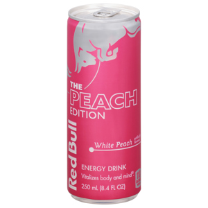 Red Bull White Peach Energy Drink, 250 ml (8.4 fl oz)