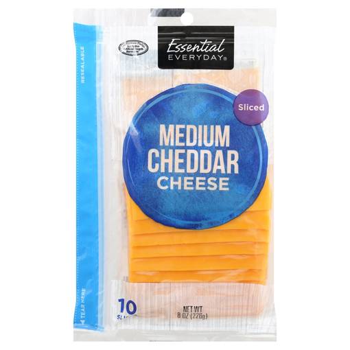 Essential Everyday Cheese, Mild Cheddar, Fancy Cut 8 oz, Natural Shredded  Cheese