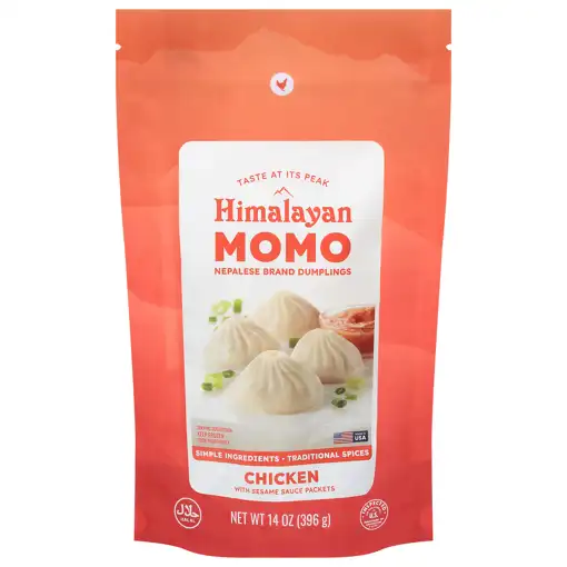 Himalayan Momo Nepalese Brand Chicken Dumplings, 14 Oz (396 G