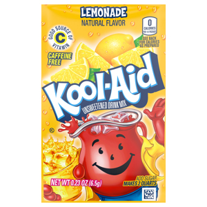 Kool-Aid Unsweetened Lemonade Drink Mix, 0.23 oz (6.5 g)
