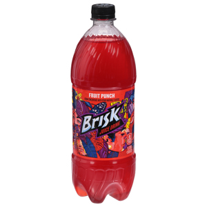 Brisk Juice Drink, Fruit Punch, 1 liter (1.05 qt)