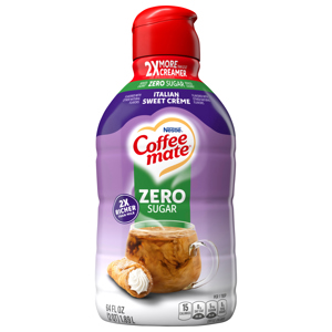 Coffee-Mate Coffee Creamer, Zero Sugar, Italian Sweet Creme, 64 fl oz (2 qt) 1.89 l