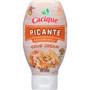 Cacique Hot Mexican-Style Picante Sour Cream, 12 oz (340 g)