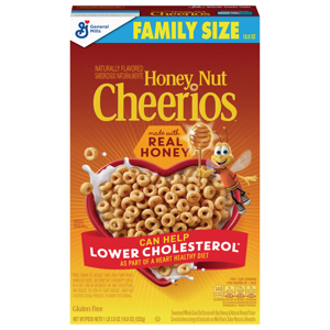 Cheerios Honey Nut Cereal Family Size, 18.8 oz (1 lb 2.8 oz) 532 g