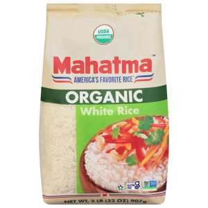 Mahatma White Rice, Organic, 2 lb (32 oz) 907 g
