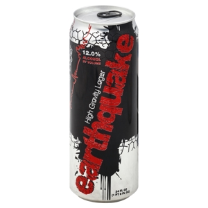 Earthquake Lager, High Gravity, 24 fl oz (1 pt 8 fl oz)