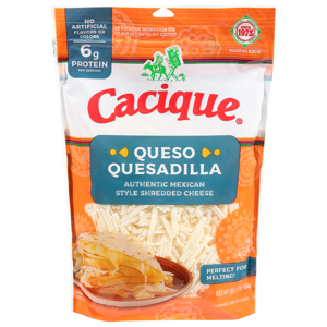 Cacique Queso Quesadilla Shredded Cheese, 16 oz (1 lb) 454 g