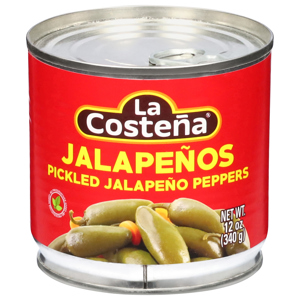 La Costena Jalapeno Peppers, Pickled, 12 oz (340 g)